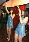 Passionettes on stage at Taluhlas